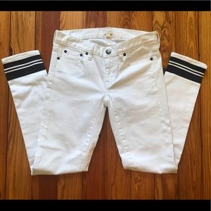 JCrew White Toothpick Skinny Jean Sz 24